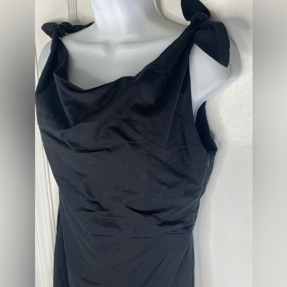 Billy J NWT Elegant Black Strapless Dress with Bow Detail 14 - Picture 6 of 6
